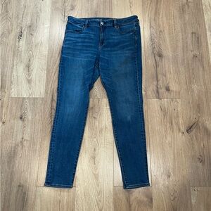 American Eagle Outfitters Medium Blue Stretch Jeggings